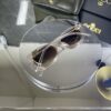 Gucci Oval Şeffaf Çerçeve Çok renkli cam 640