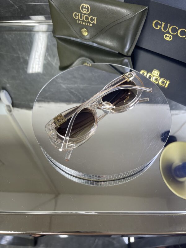 Gucci Oval Şeffaf Çerçeve Çok renkli cam 640