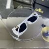Gucci Beyaz Kare çerçeve Siyah cam 639