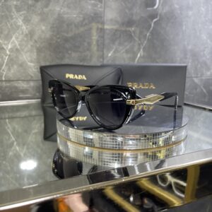 Prada Cat eye Siyah cam gold detay 636
