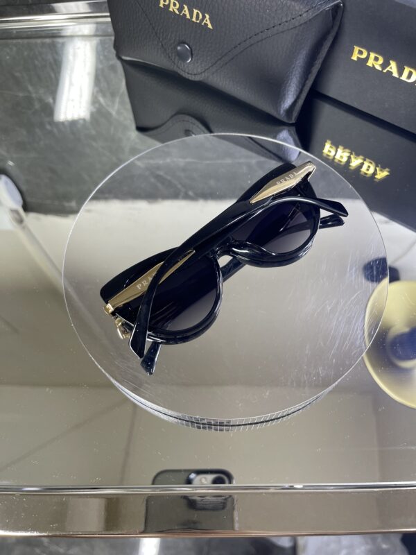 Prada Cat eye Siyah cam gold detay 636