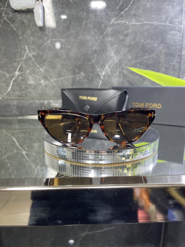 Tomford Cat Eyes Leopar çerçeve kahve cam 661