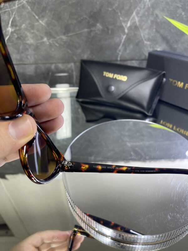 Tomford Cat Eyes Leopar çerçeve kahve cam 661