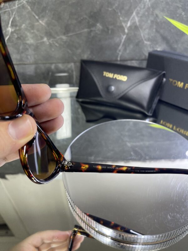 Tomford Cat Eyes Leopar çerçeve kahve cam 661