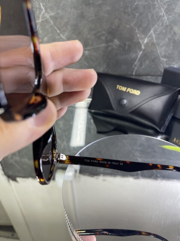 Tomford Leopar çerçeve Kahve cam 658