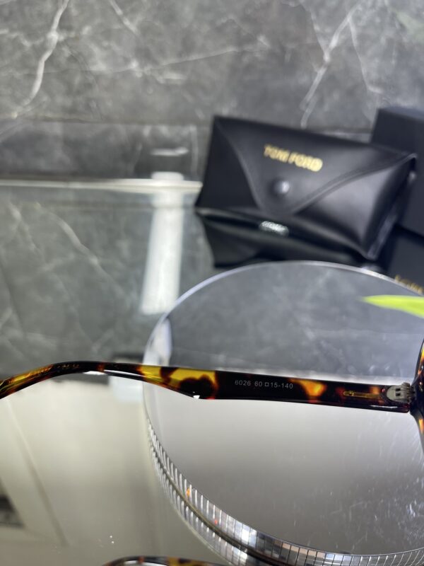 Tomford Leopar çerçeve Kahve cam 658