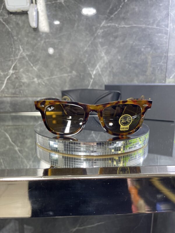 Rayban wayfarer leopar çerçeve kahve cam 656
