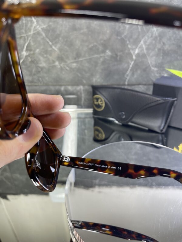 Rayban wayfarer leopar çerçeve kahve cam 656