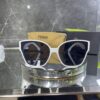 Fendi Beyaz çerçeve siyah cam 651