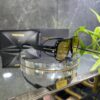 Tomford Geometrik Siyah Çerçeve Sarı cam 672