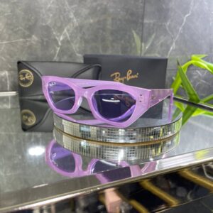 IMG_1134 Rayban Zena Lila çerçeve Siyah Cam 676