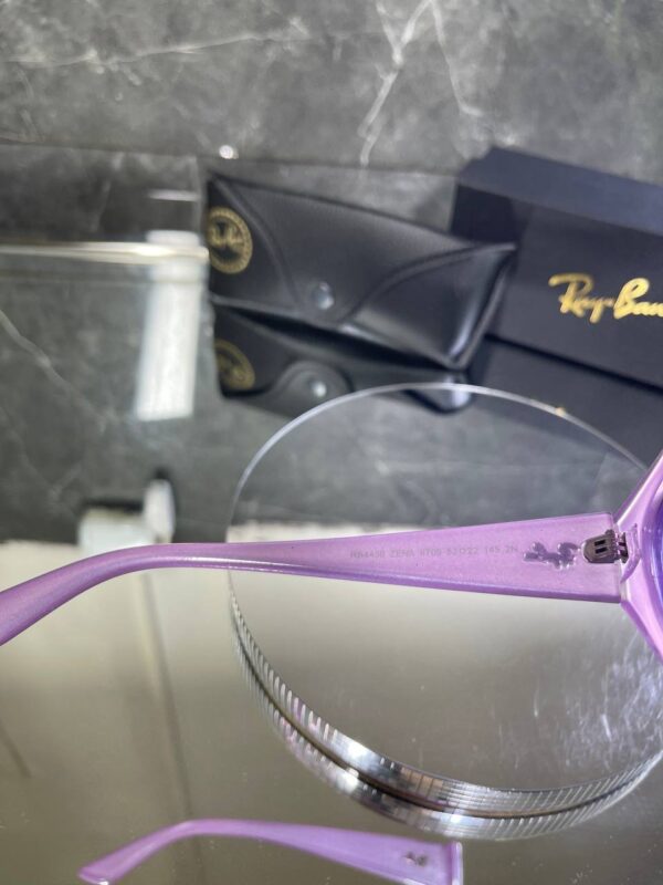 Rayban Zena Lila çerçeve Siyah Cam 676