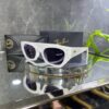 Rayban Zena Beyaz Çerçeve Siyah cam 674