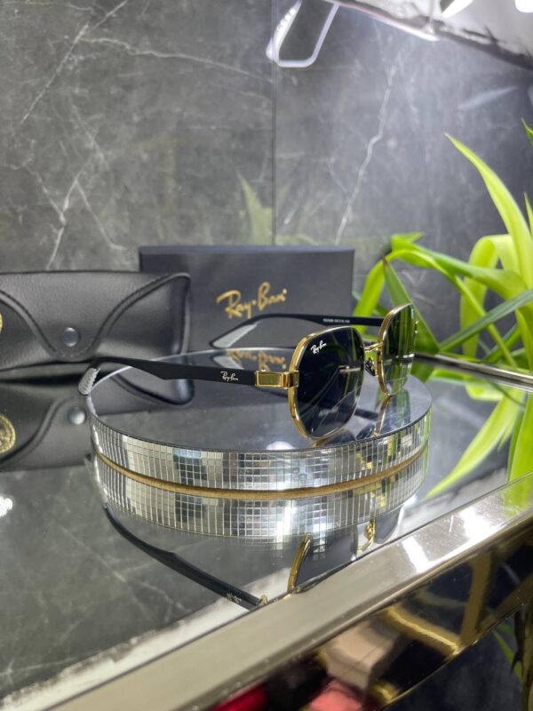 Rayban Geometrik Gold detay Siyah cam 673