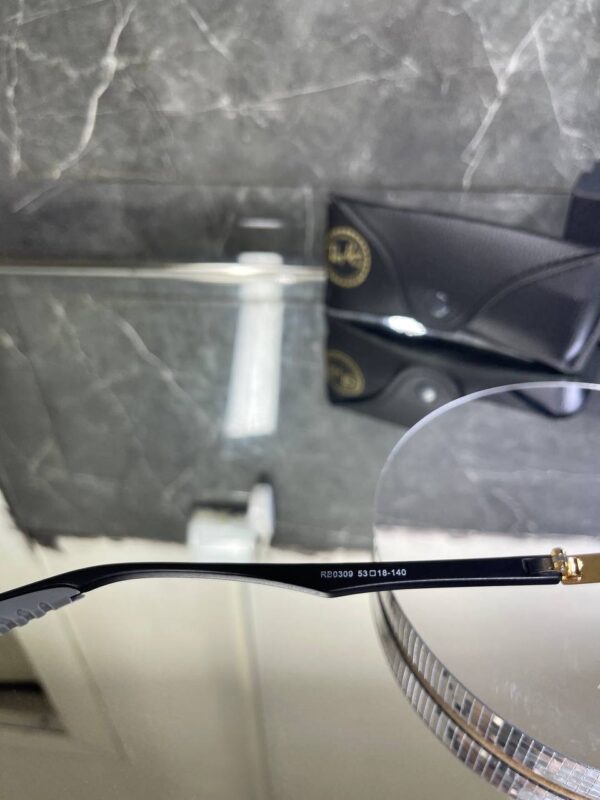 Rayban Geometrik Gold detay Siyah cam 673