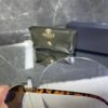 Gucci Geometrik Gold Çerçeve Kahve cam 678