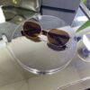 Gucci Geometrik Gold Çerçeve Kahve cam 678