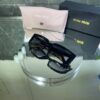 Miu Miu Geometrik Degrade Siyah cam Leopar detay 686