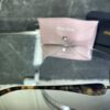 Miu Miu VIP Oval Çerçeve Kahve Cam Leopar detay 691