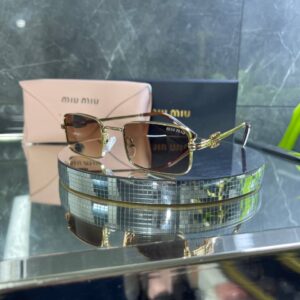 IMG_1430 Miu Miu Kare Metal Çerçeve Kahve cam 703