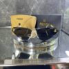 Fendi Geometrik Gold Detay Siyah cam 719