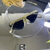 Fendi Geometrik Gold Detay Siyah cam 719