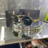 Yvesaintlaurent Ovla Metal Çerçeve Yeşil cam 724