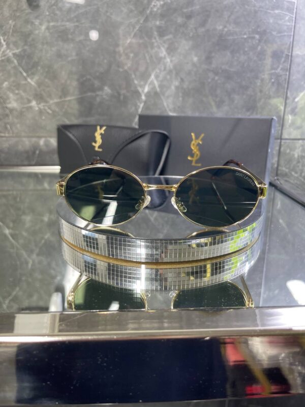 Yvesaintlaurent Ovla Metal Çerçeve Yeşil cam 724