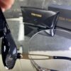 Tomford Oval Siyah Cam Siyah çerçeve 726