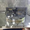 Tomford Oval Şeffaf cam Siyah çerçeve 725