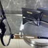 Tomford Oval Şeffaf cam Siyah çerçeve 725