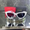 Celine Cat Beyaz çerçeve Siyah cam 728