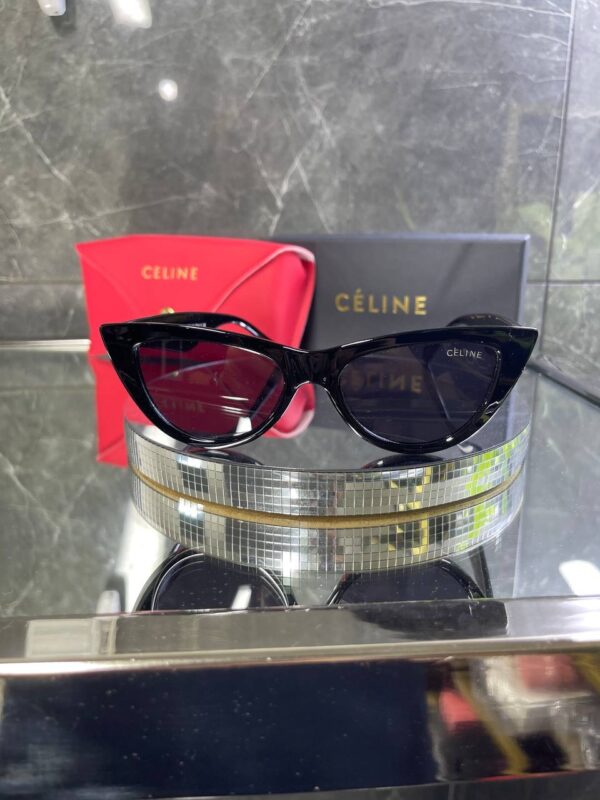 Celine Cat Siyah çerçeve Siyah Cam 727