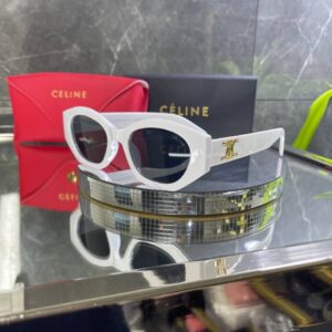 IMG_1576 Celine Triomphe Beyaz çerçeve Siyah cam 730