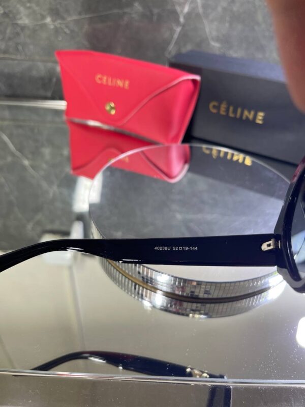 Celine Triomphe Siyah çerçeve Siyah cam 729