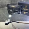 Cartier Çerçevesiz Yeşil cam Gold Detay 757