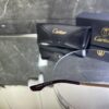 Cartier Çerçevesiz Kahve cam Gold Detay 756