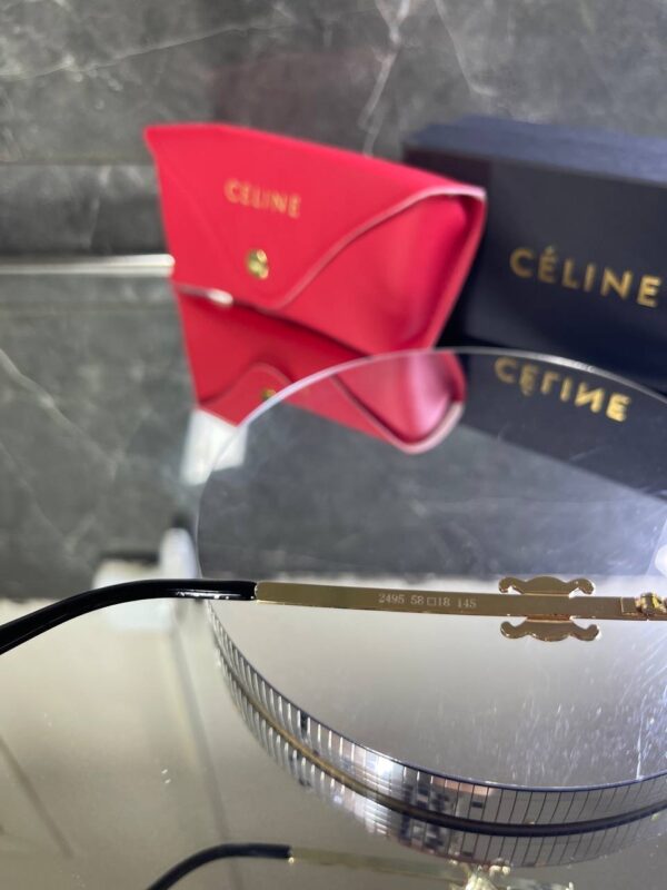 Celine Oval Metal Kahve cam 753