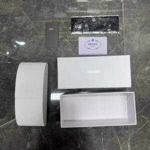 Prada Beyaz Orjinal Gözlük kutusu seti