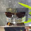 Gucci Leopar kemik çerçeve Kahve cam 764
