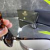 Gucci Leopar kemik çerçeve Kahve cam 764